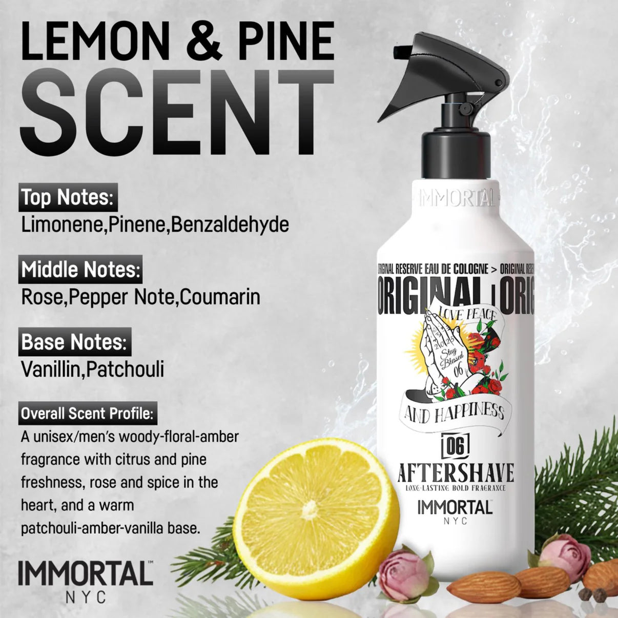 Immortal Stay Blessed Aftershave Cologne