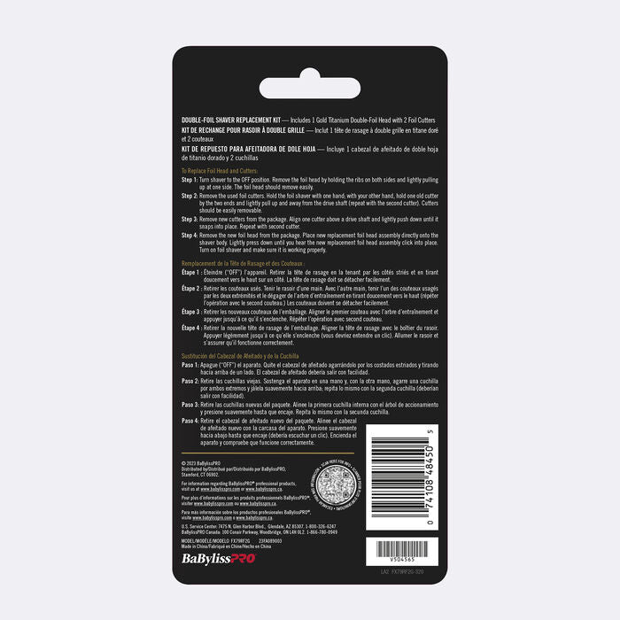 Babyliss Pro Shaver Foil and Cutter Replacement