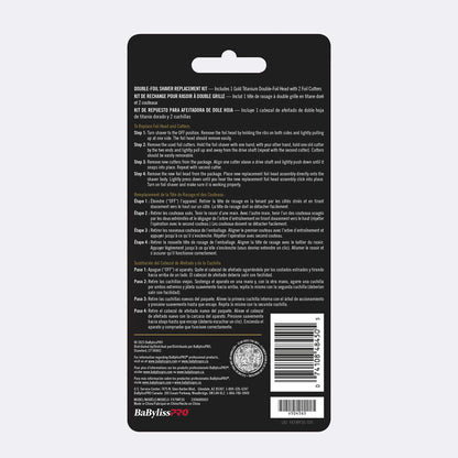 Babyliss Pro Shaver Foil and Cutter Replacement